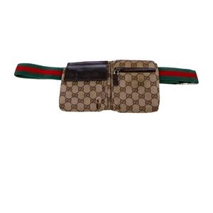 gg canvas waist bag